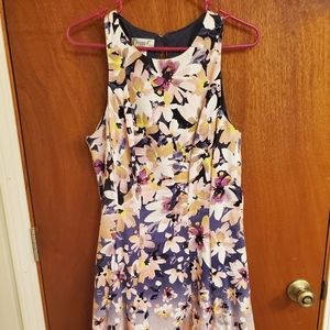Maggy L Flower Midi Dress Size 12